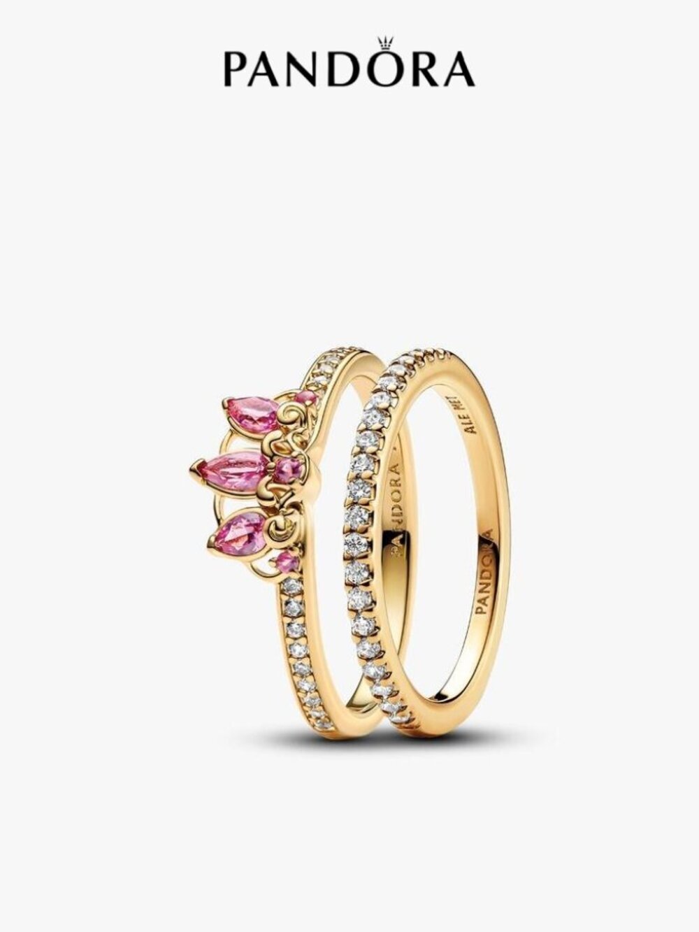 Pandora Rapunzel Sparkling Ring Set